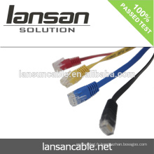 Câble de réseau de câble plat Patch Cat5e